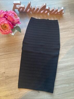 Marciano Black Bandage Pencil Skirt XS